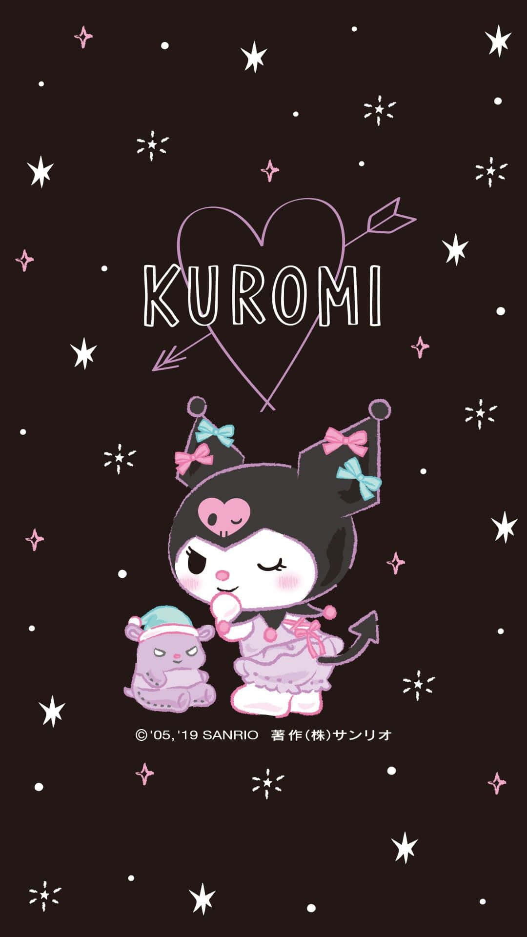 Kawaii Kuromi Background