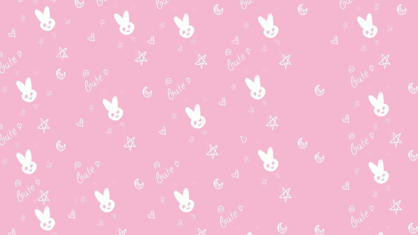 Kawaii Pink Aesthetic Desktop Wallpaper Background