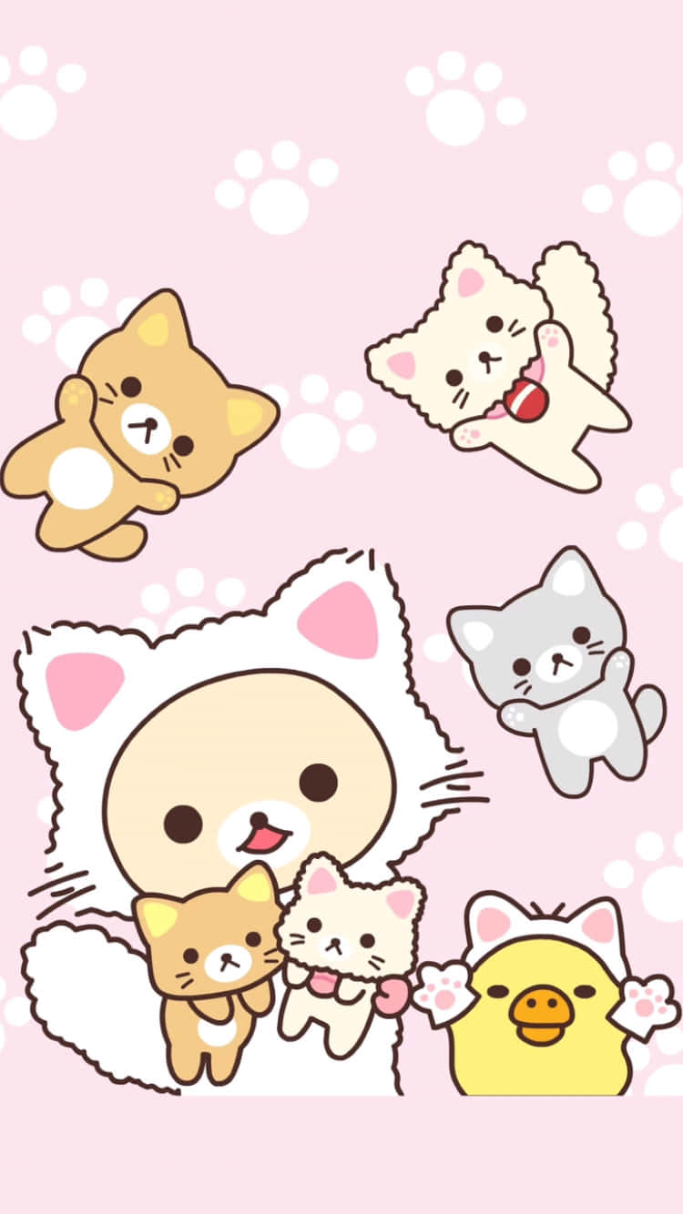 “kawaii Rilakkuma: A Fun And Adorable Japanese Teddy Bear” Background