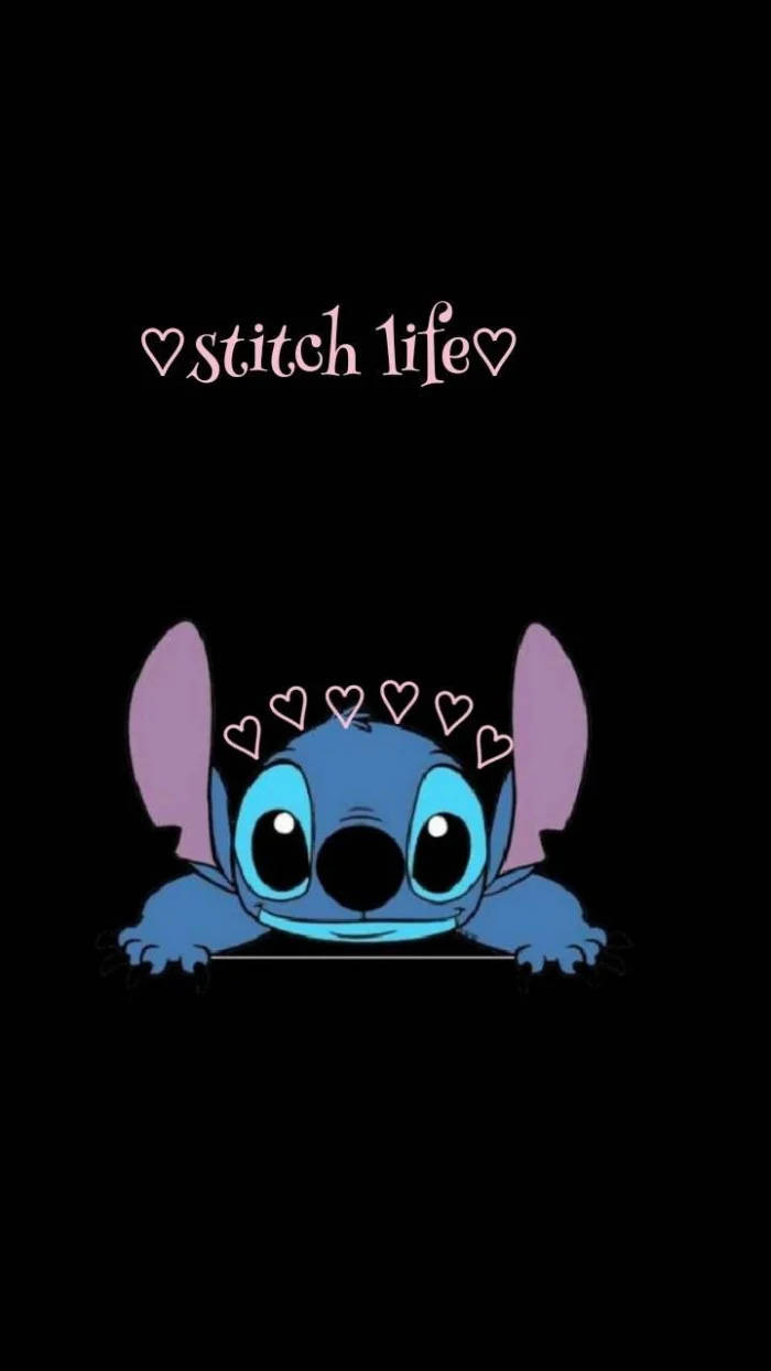 Kawaii Stitch Life Background