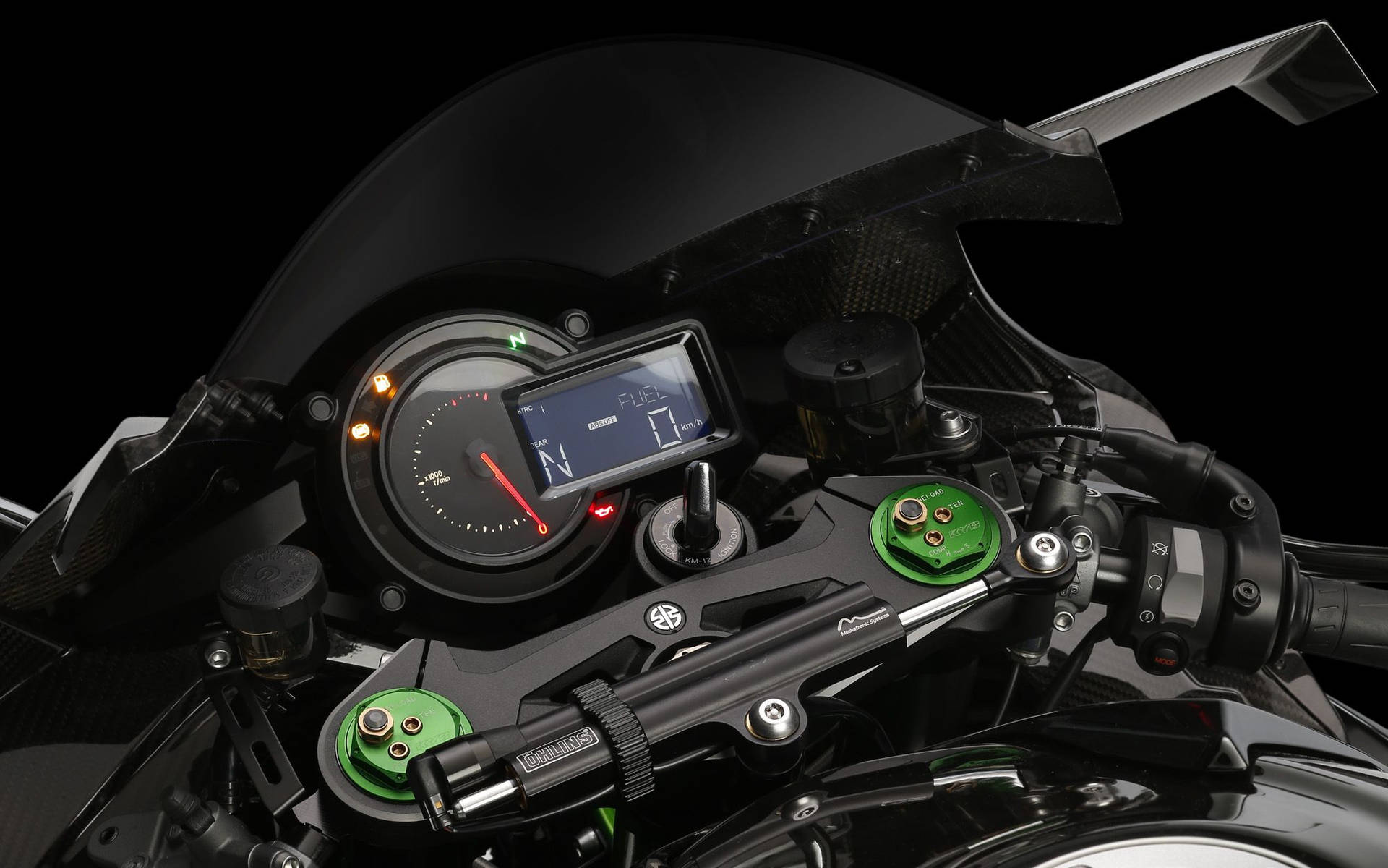 Kawasaki H2r Tachometer And Speedometer