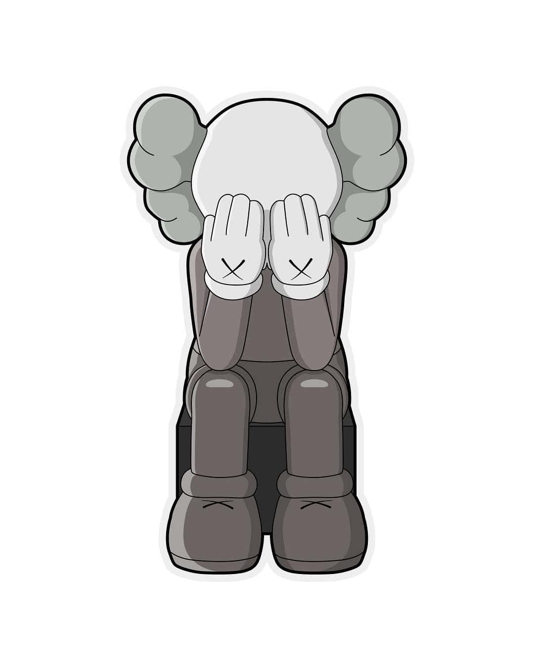 Kaws Crying Iphone Background