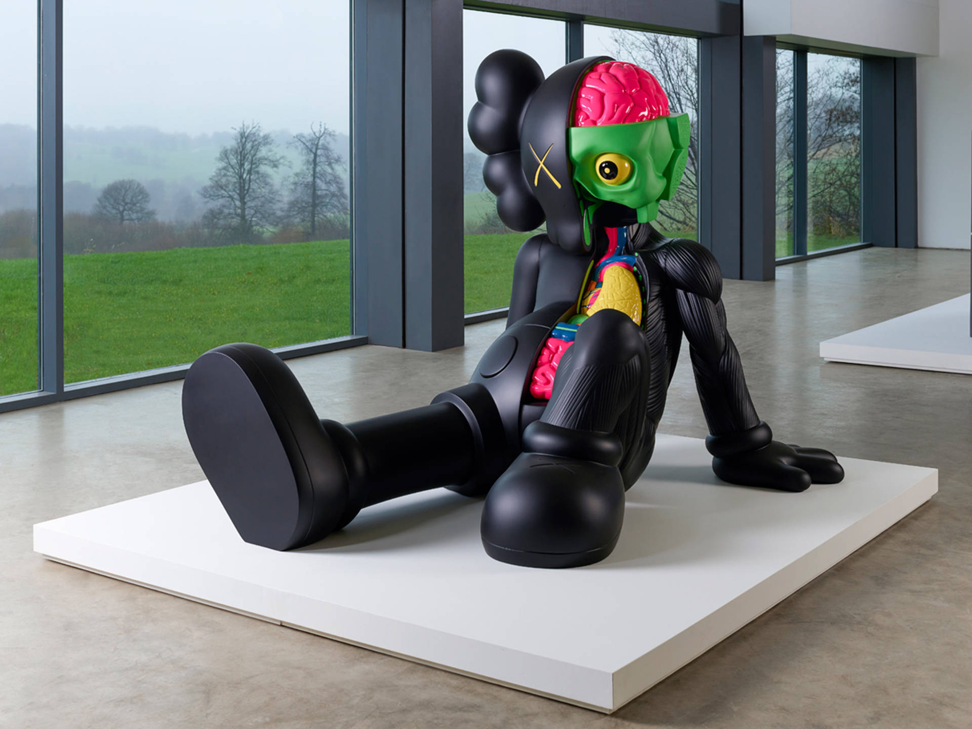 Kaws Dissected Sculpture Installation