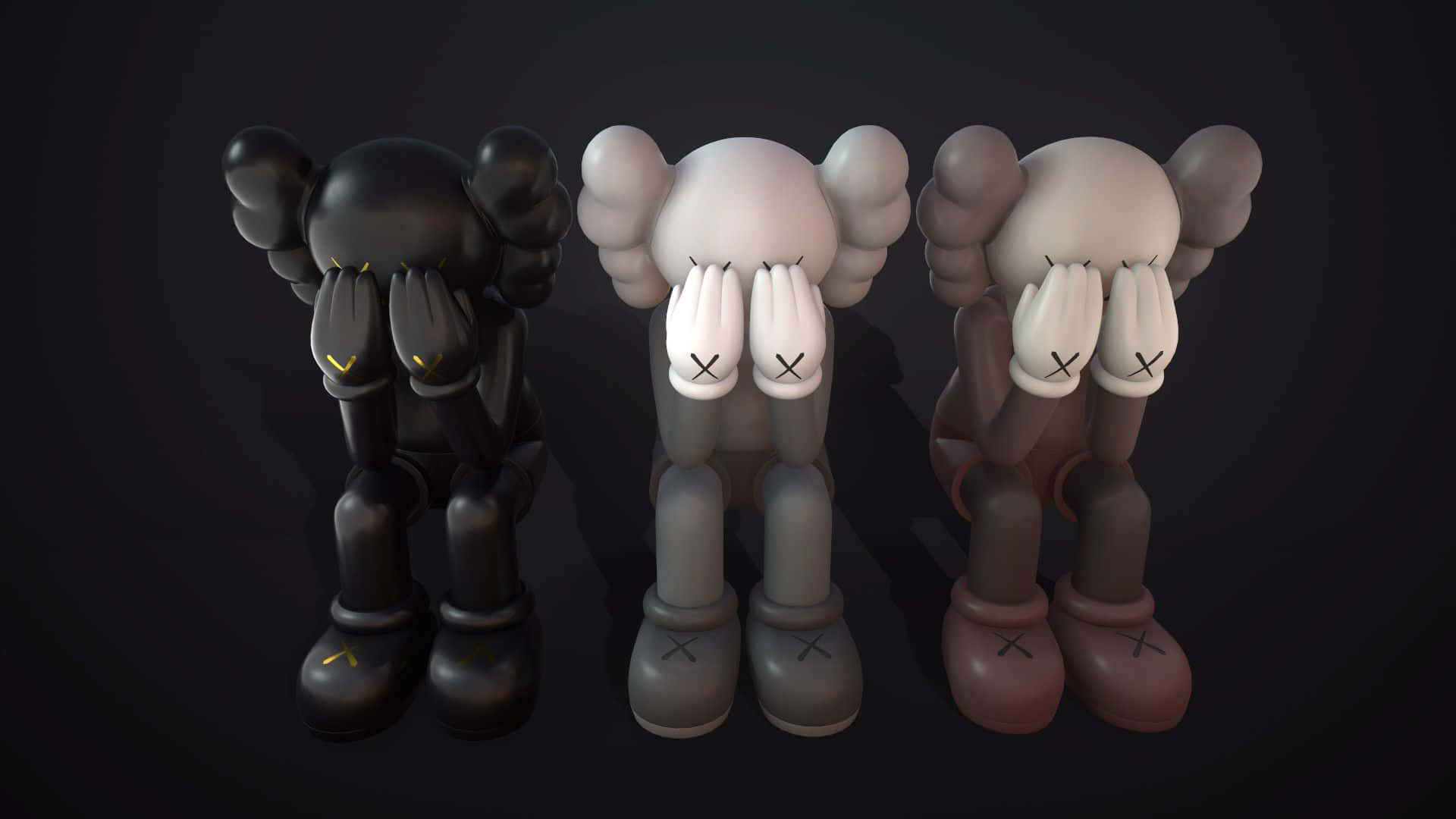 Kaws Passing Through Open Edition Background