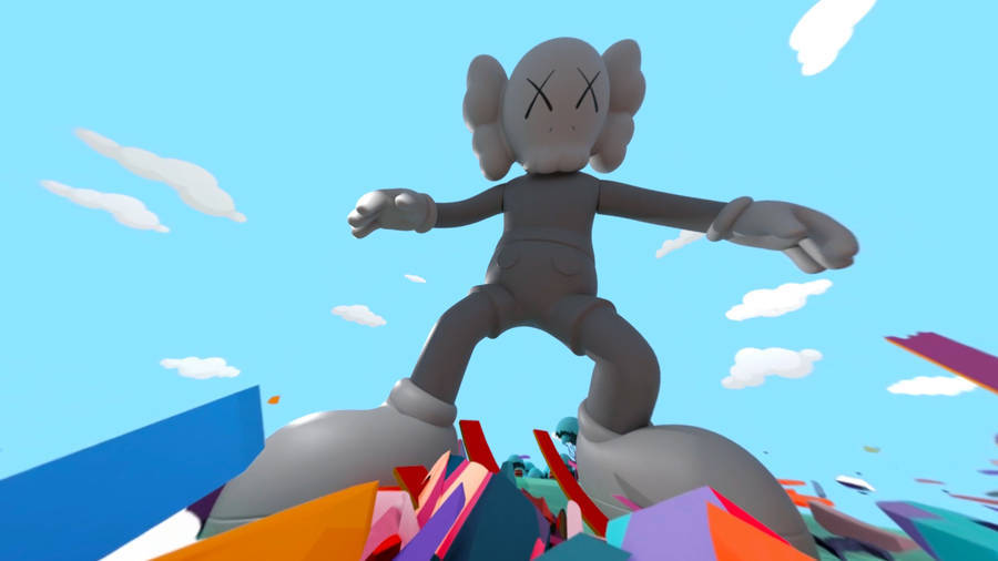 Kaws Pc Companion Low-angle Background