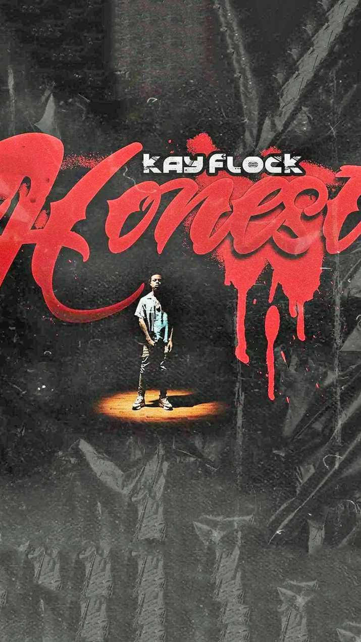 Kay Flock Being Honest Single Art Background