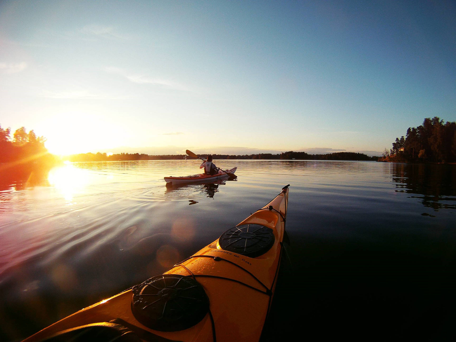 Kayaking Desktop Background