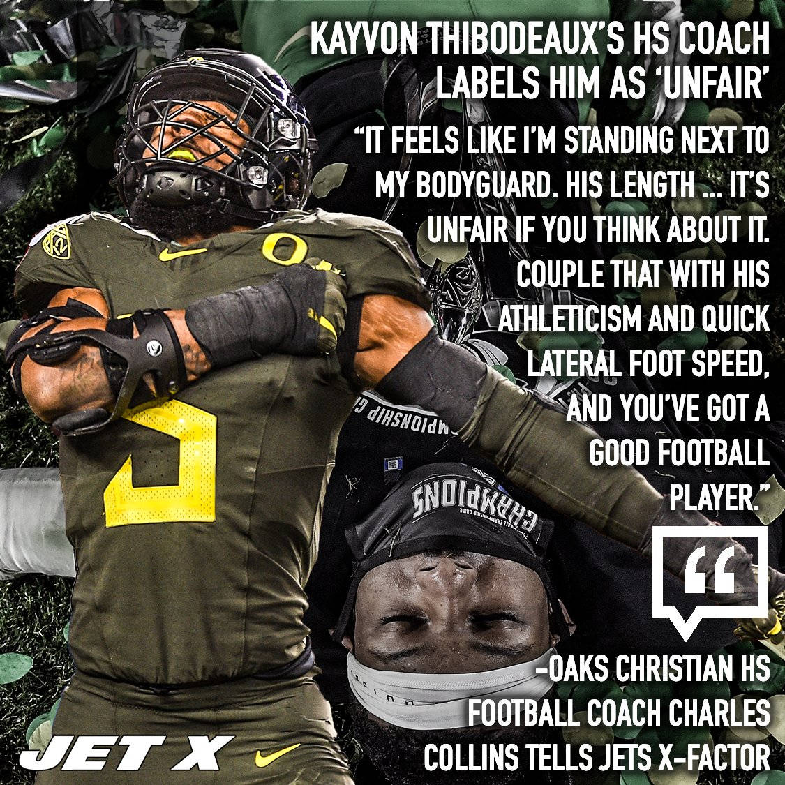 Kayvon Thibodeaux American Football Coach Charles Collins