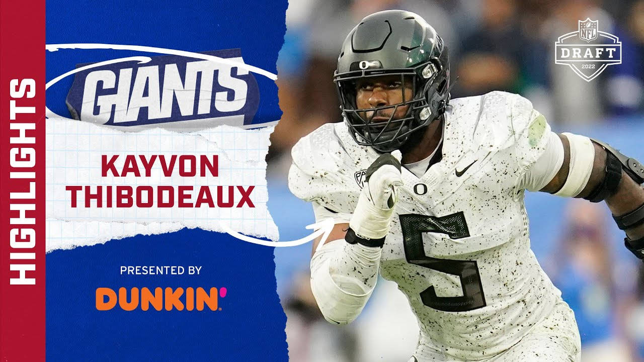 Kayvon Thibodeaux New York Giants Dunkin