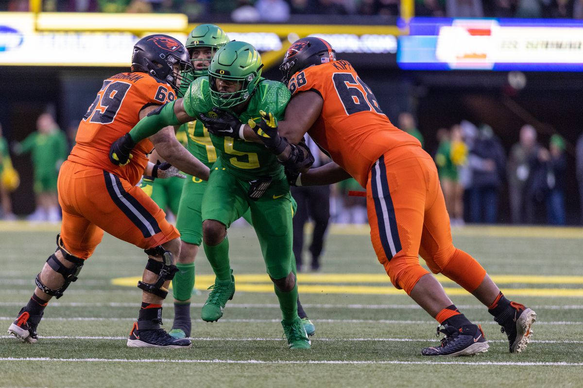 Kayvon Thibodeaux Oregon State Usc Trojans Background