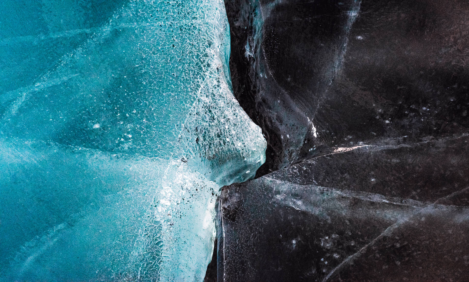 Kazakhstan Turquoise Cracked Ice Background