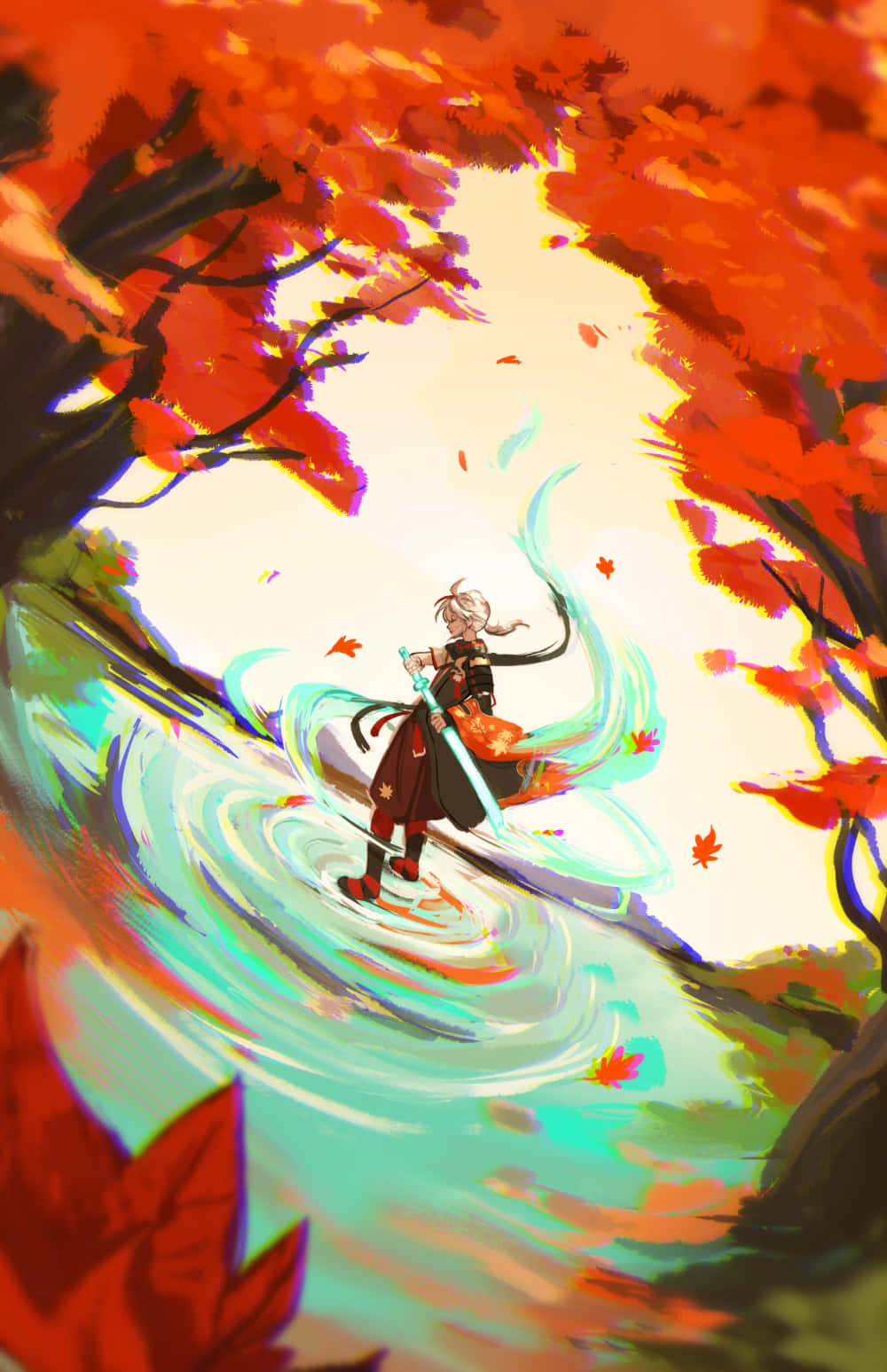 Kazuha Graphic Art Wind Powers