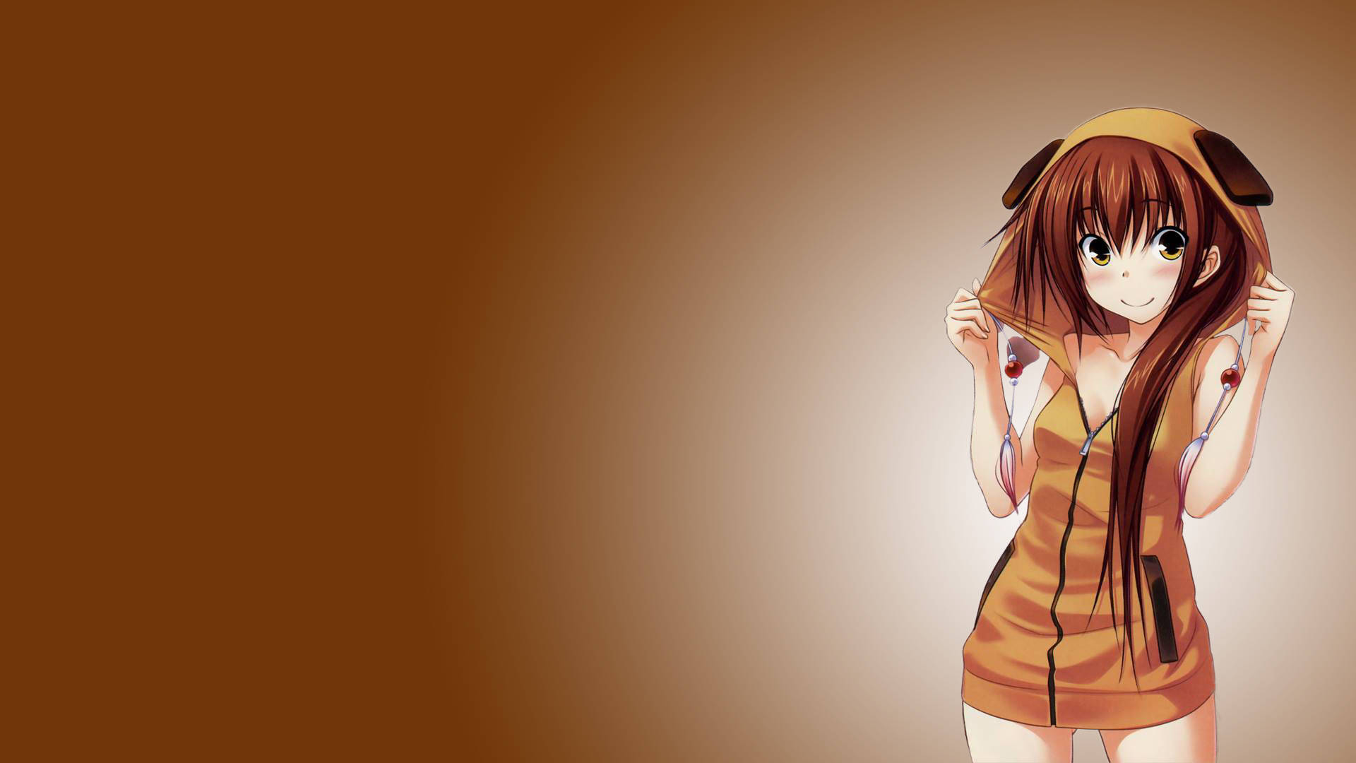 Kazuko Kawakami Anime Girl Hoodie Background