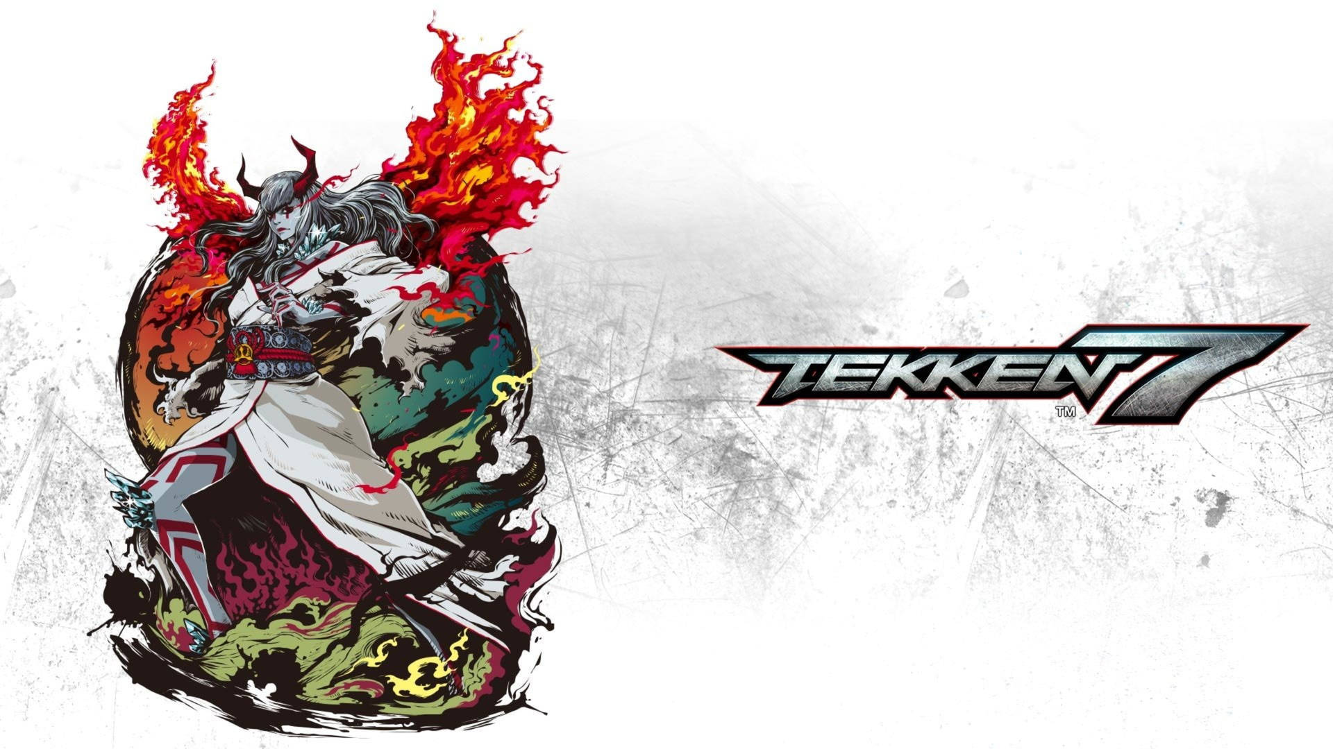 Kazumi Mishima Tekken Cover Background