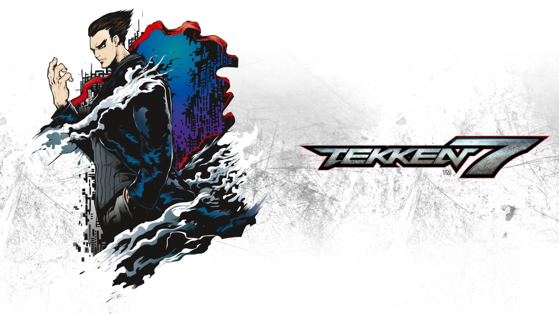 Kazuya Mishima Tekken Digital Comic Cover Background