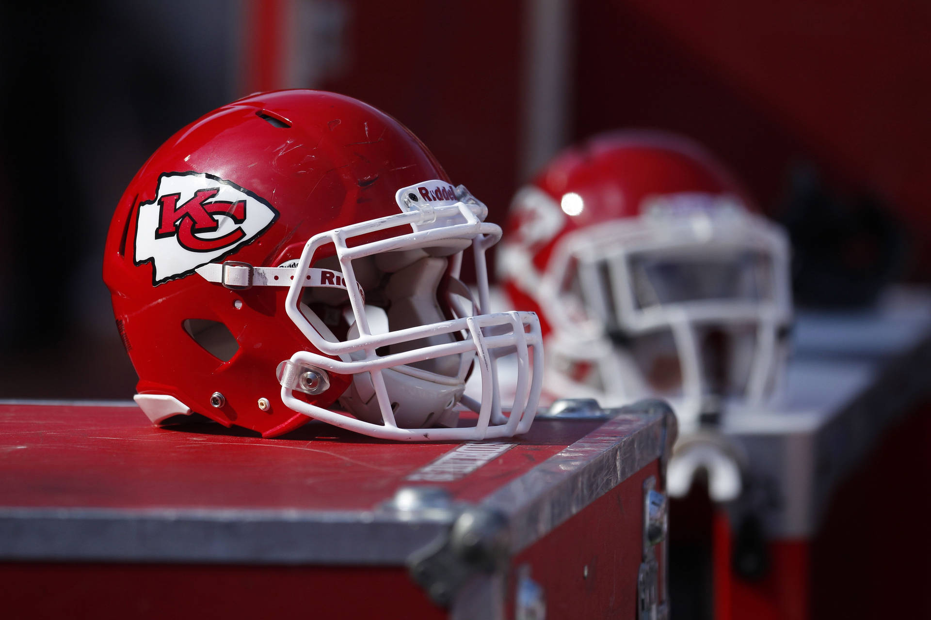 Kc Chiefs Football Helmet Background