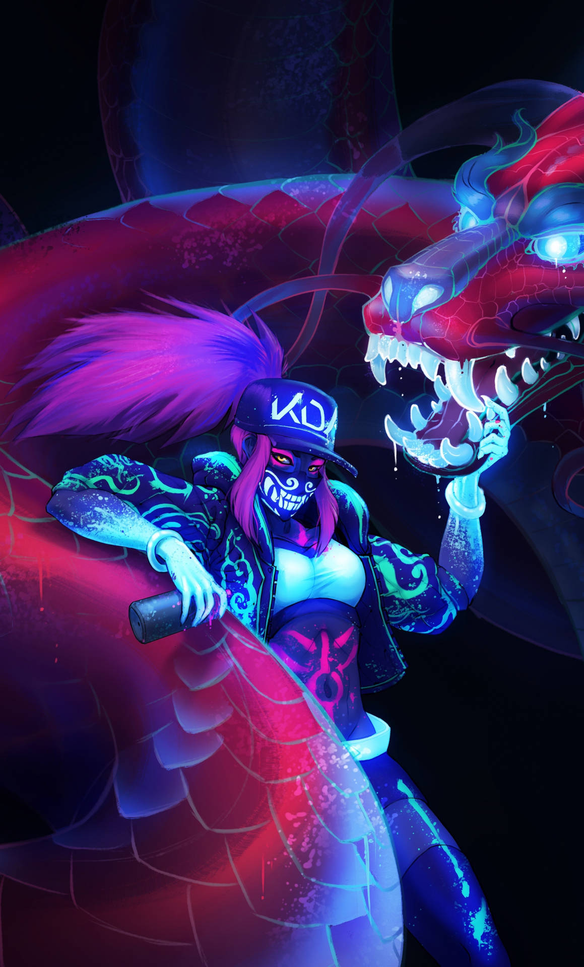 Kda Akali Lol Iphone Background