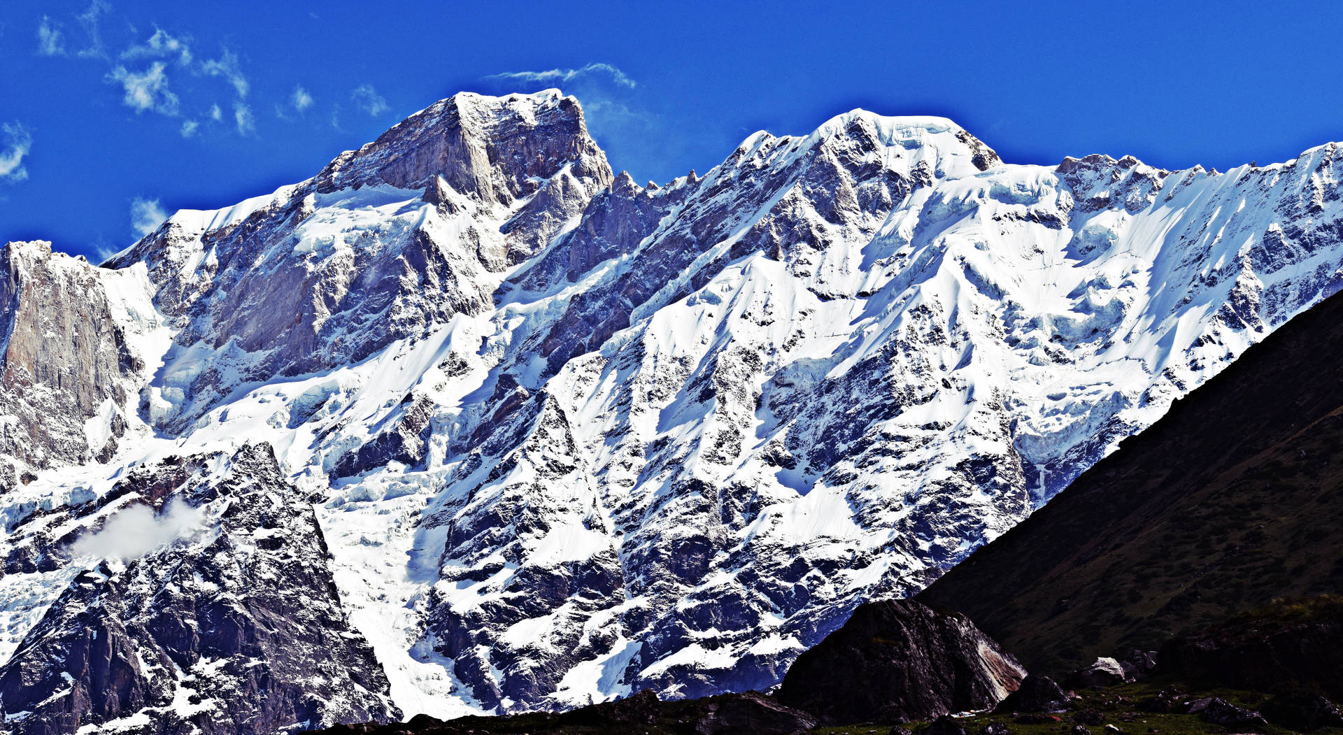 Kedarnath Glacier Mountain 4k Background