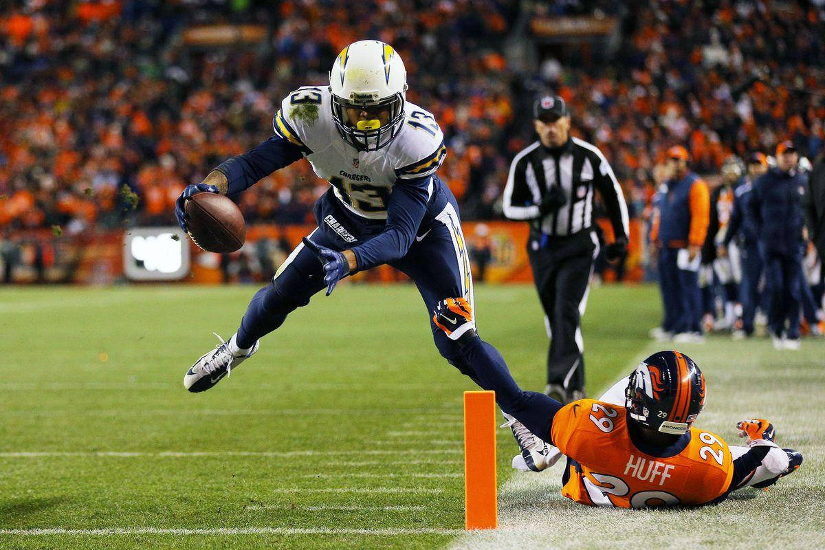 Keenan Allen Knocked Down