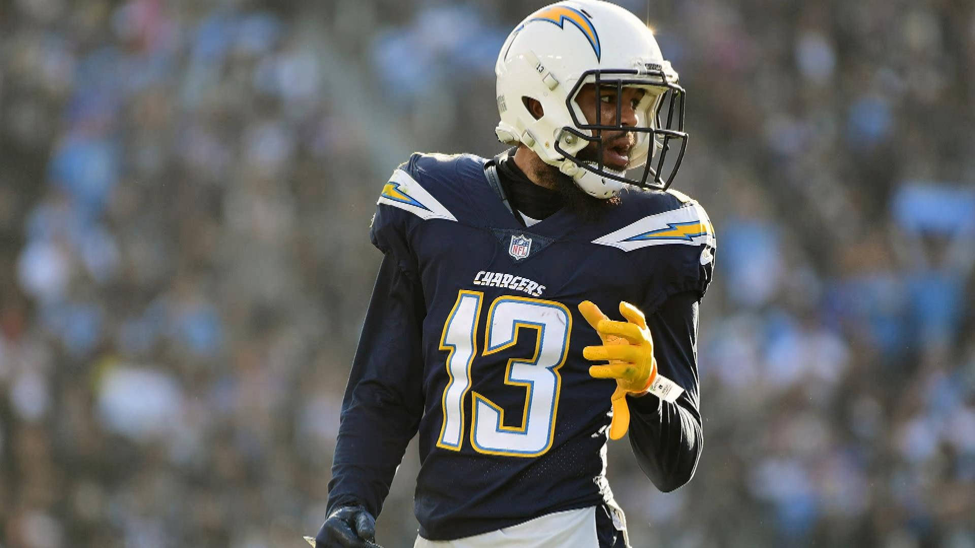 Keenan Allen Looking Back Background