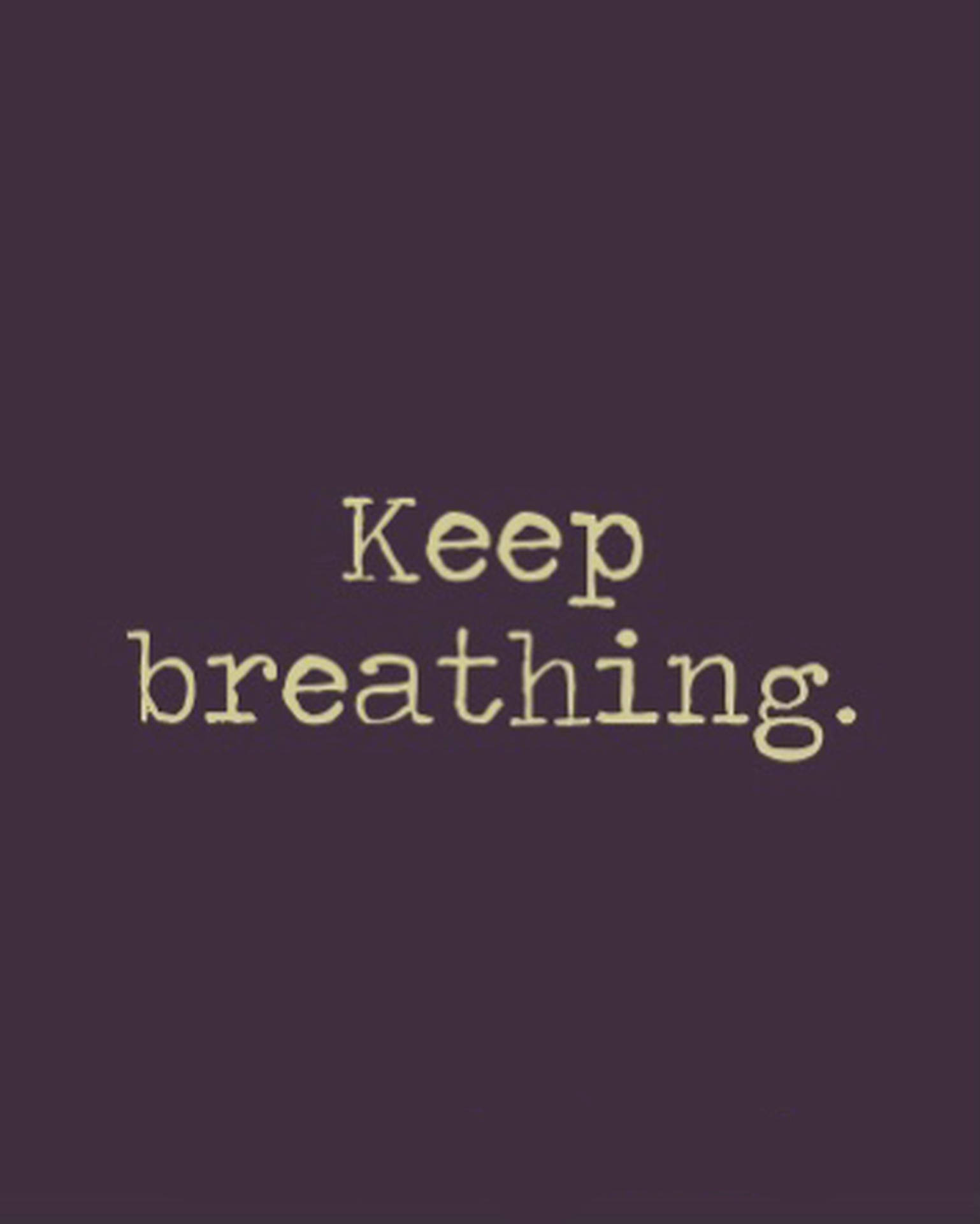 Keep Breathing Poster Background