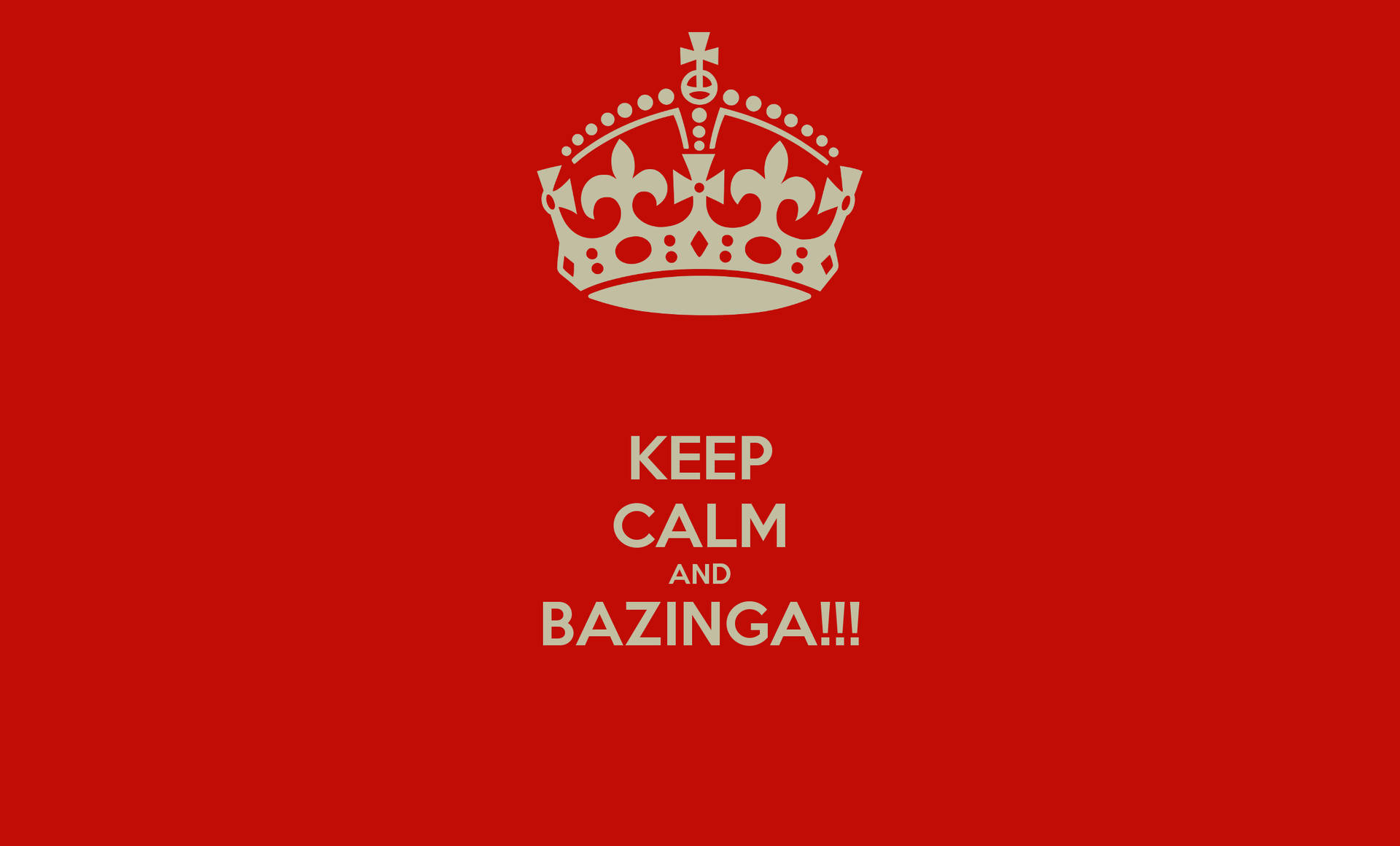 Keep Calm And Bazinga Iphone
