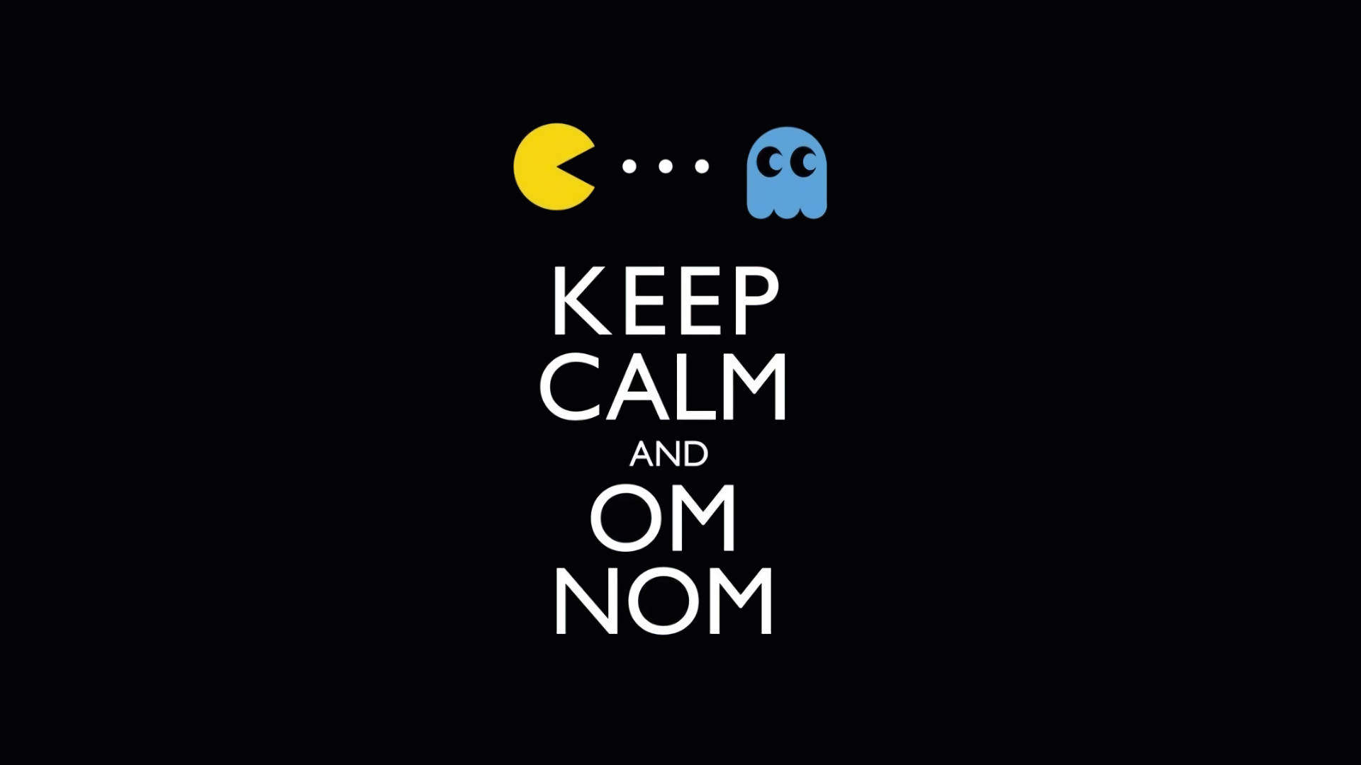 Keep Calm And Om Nom Iphone Background