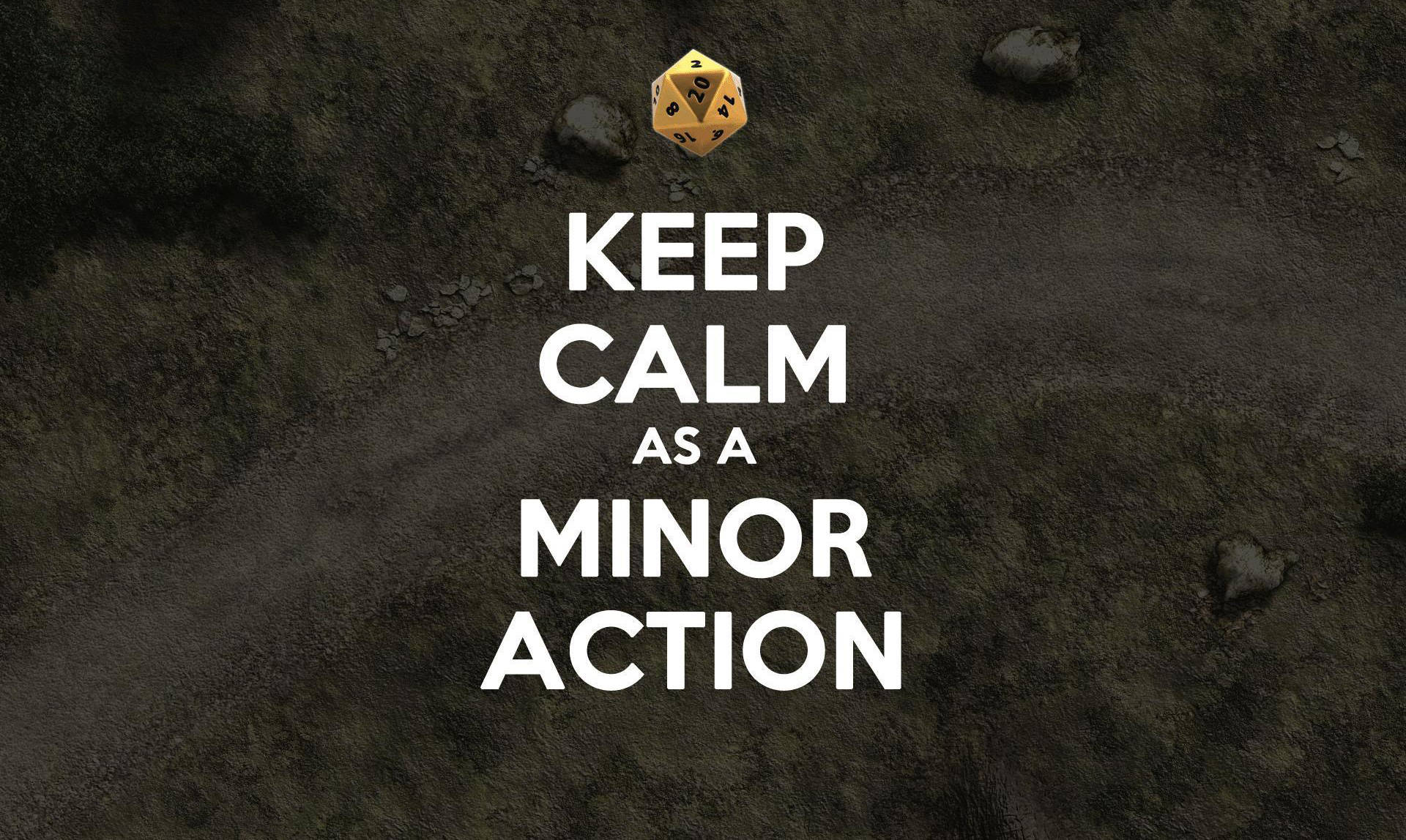 Keep Calm As A Minor Action Meme Background
