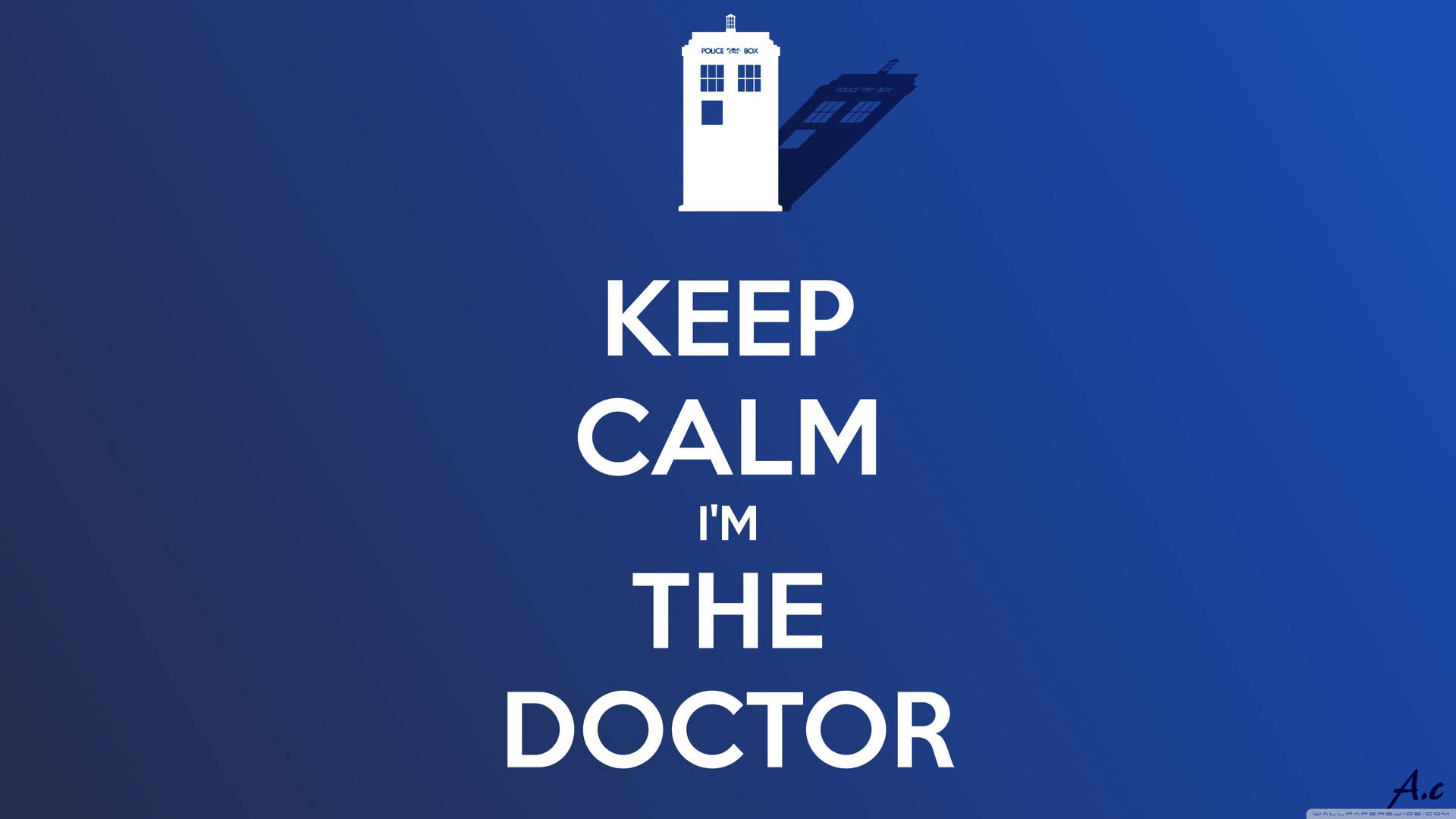 Keep Calm I'm The Doctor Iphone Background