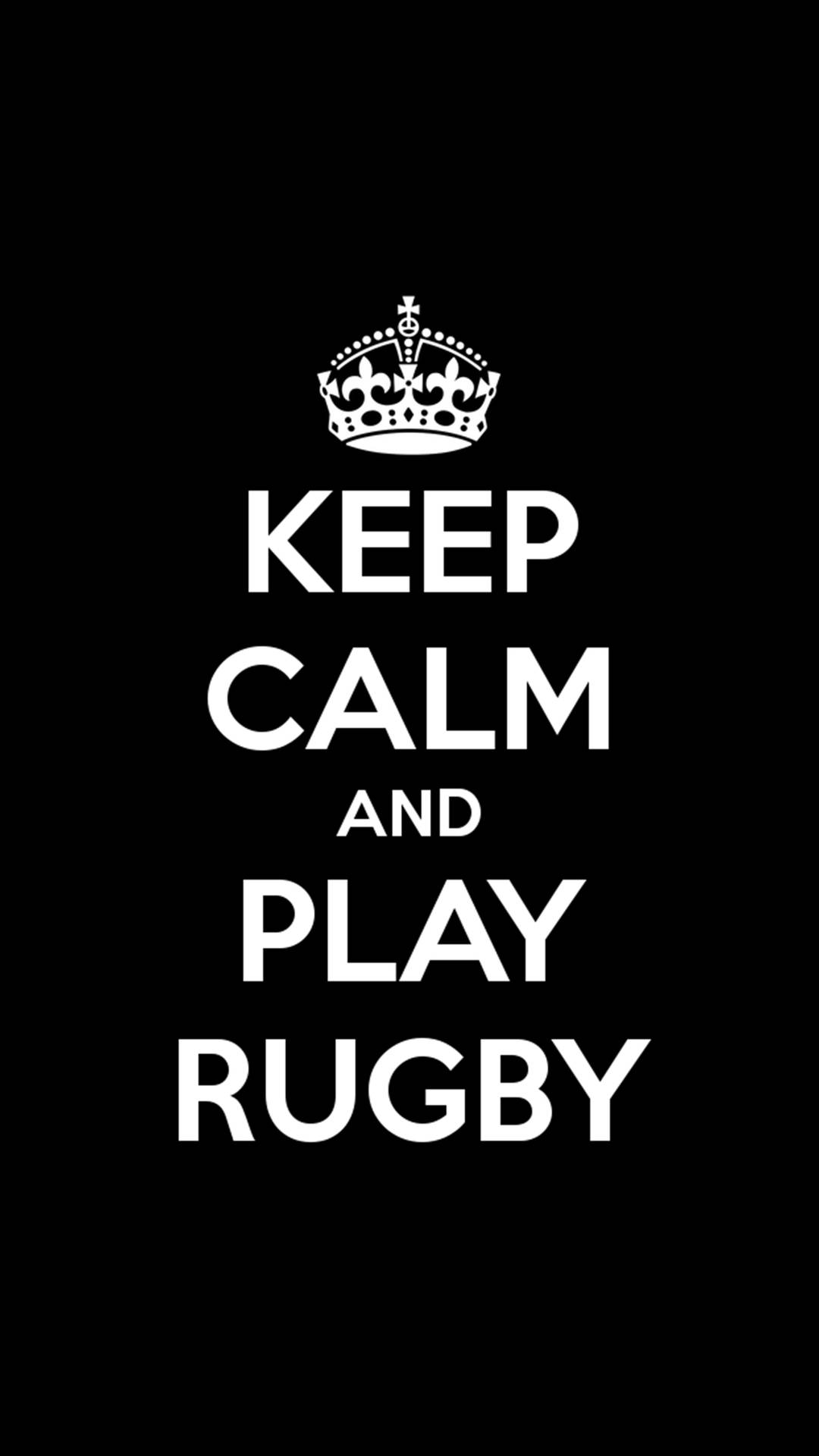 Keep Calm Play Rugby Art Background