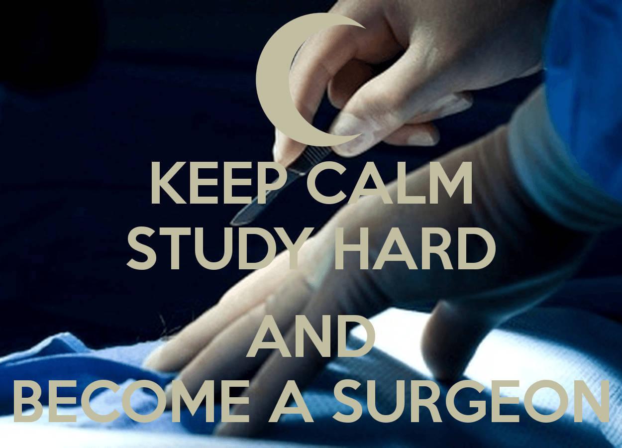 Keep Calm Surgeon Quote Background