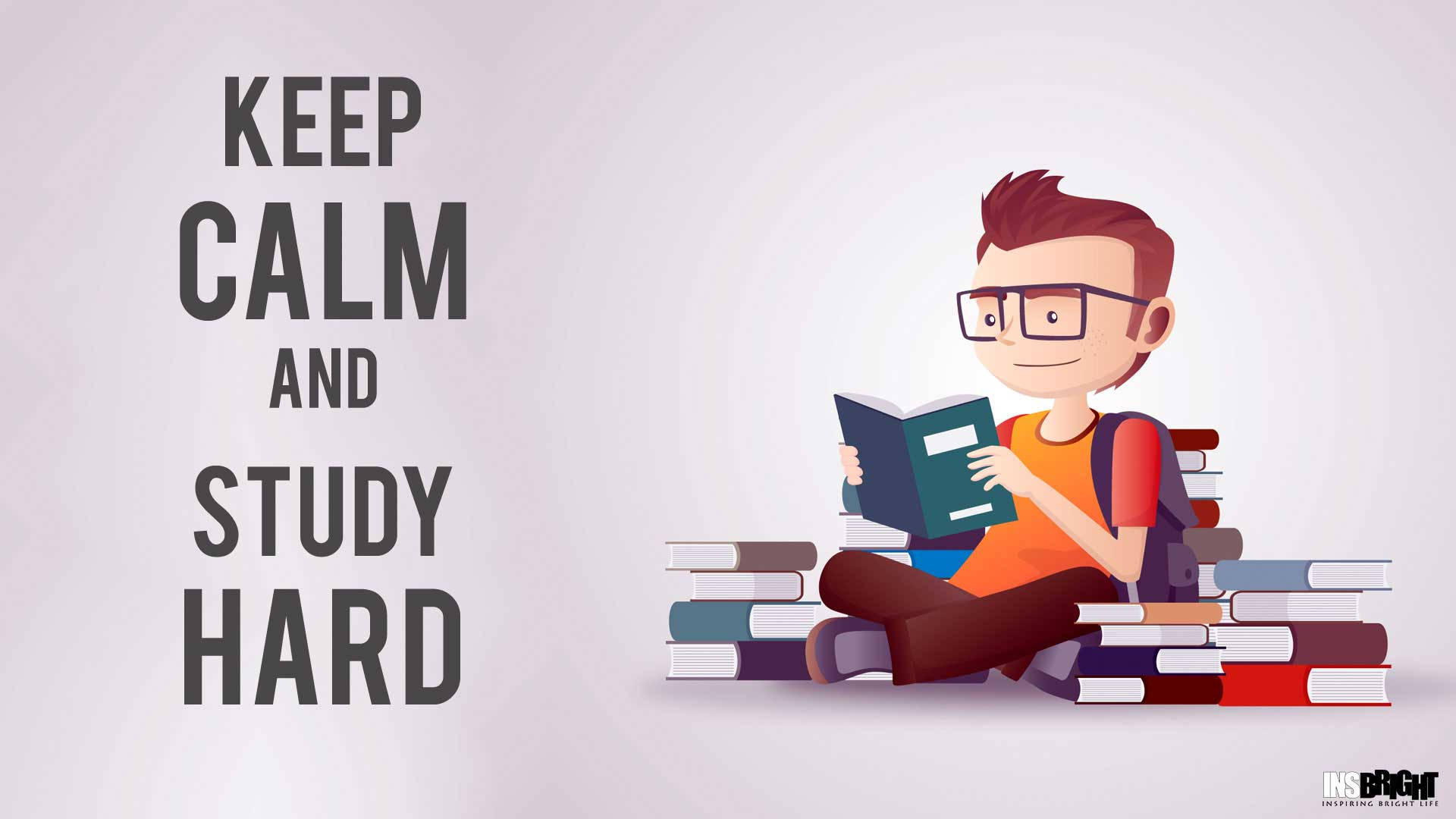 Keep Calm While Studying Background