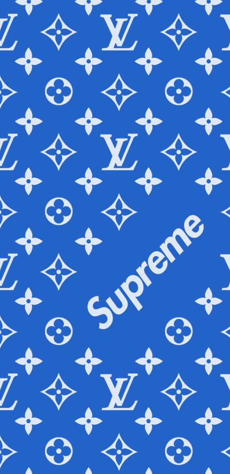 Keep It Supreme With Blue Supreme Background