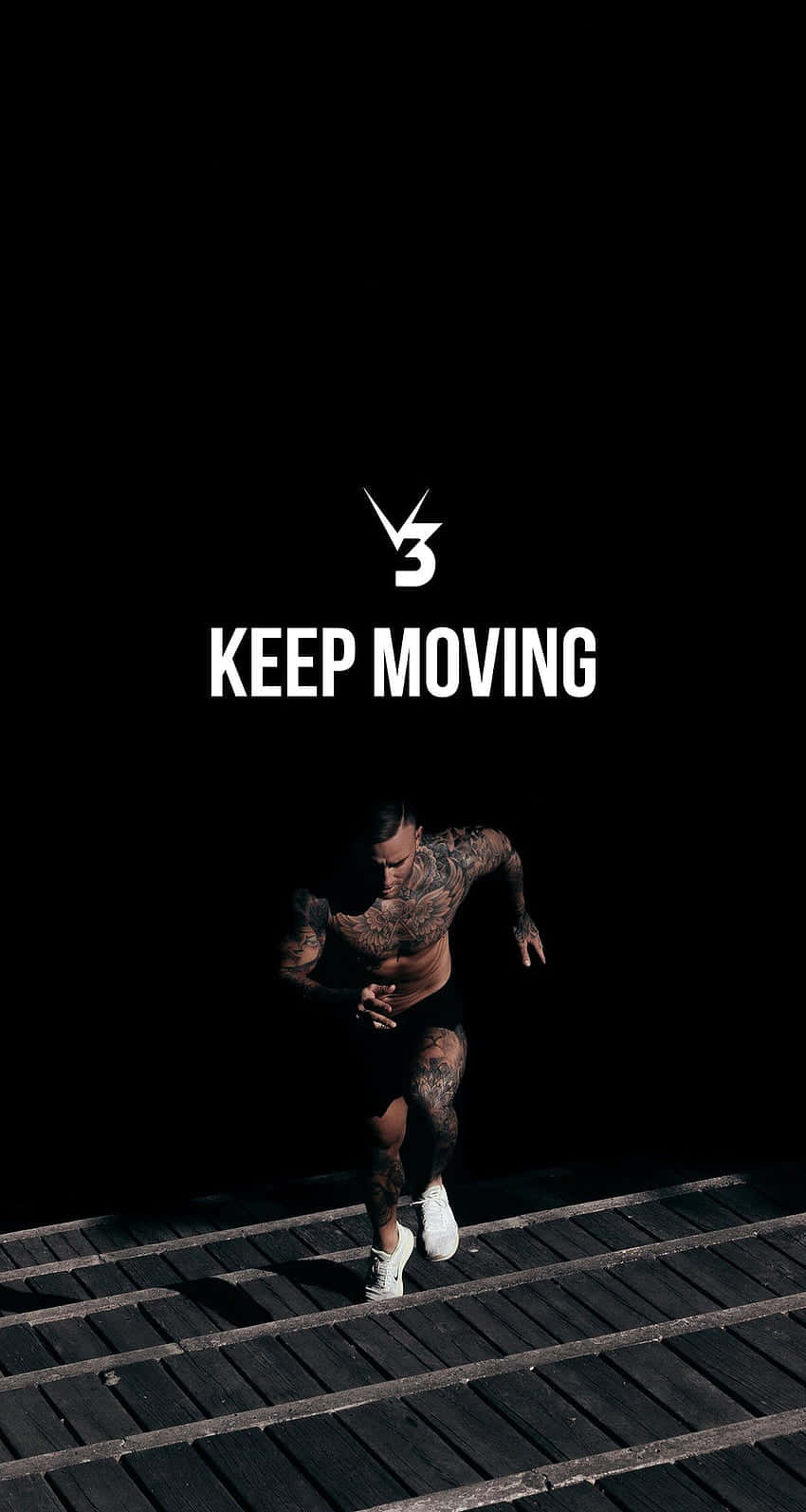 Keep Moving And Run Background