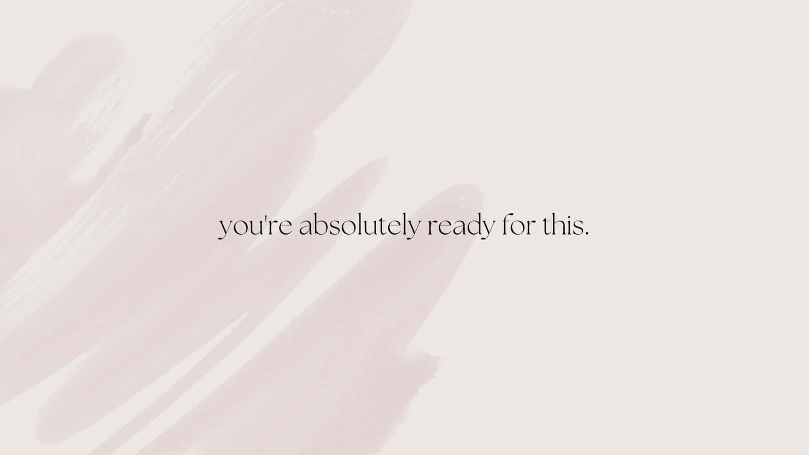 Keep Positive Thoughts Background