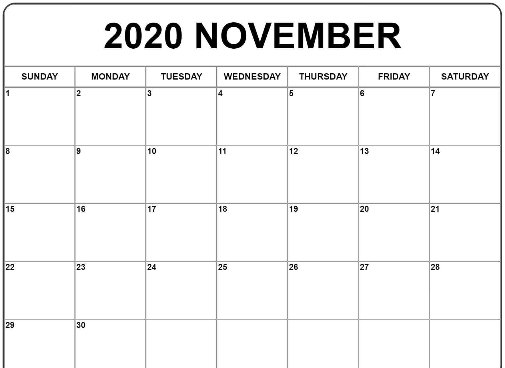 Keep Track Of Important Dates With This November 2020 Calendar Background