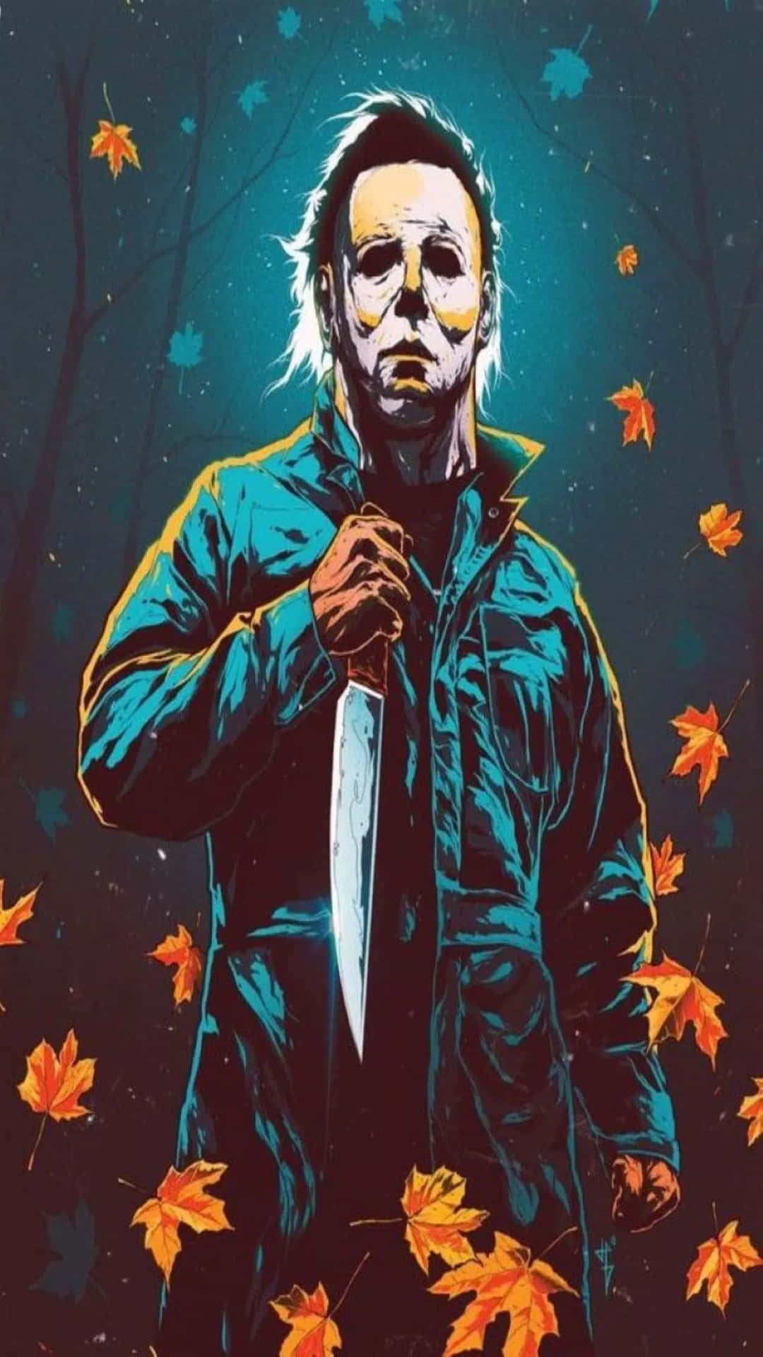 Keep Track Of Your Contacts With Michael Myers Phone Background