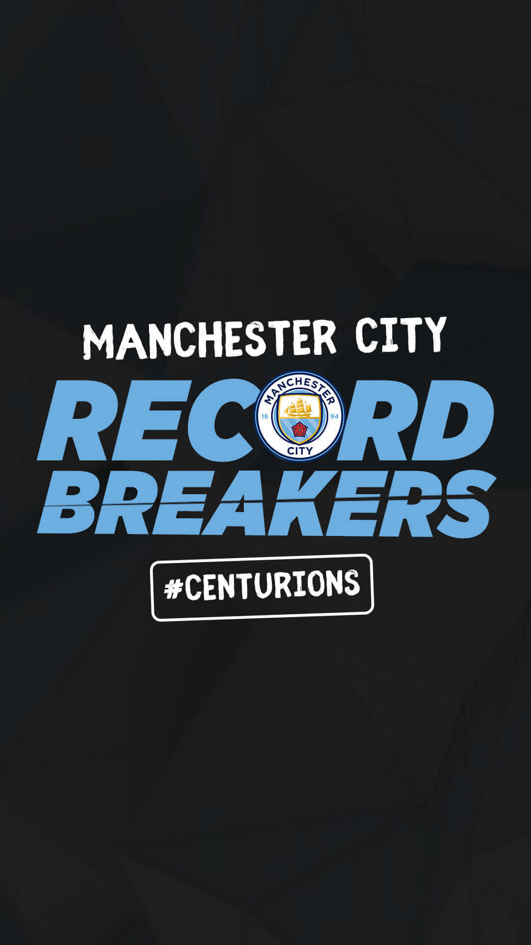 Keep Up To Date With Manchester City On Your Iphone Background