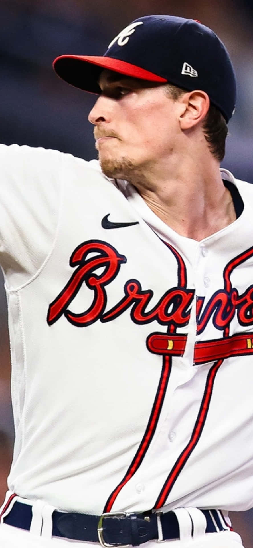 Keep Up With The Atlanta Braves On Your Iphone Background