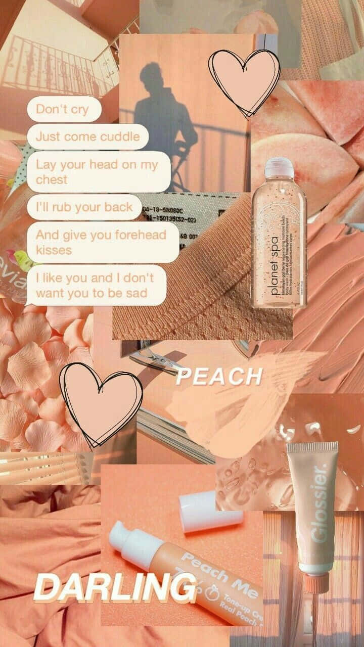 Keep Up With The Ever-changing Trends With A New Peach Iphone! Background