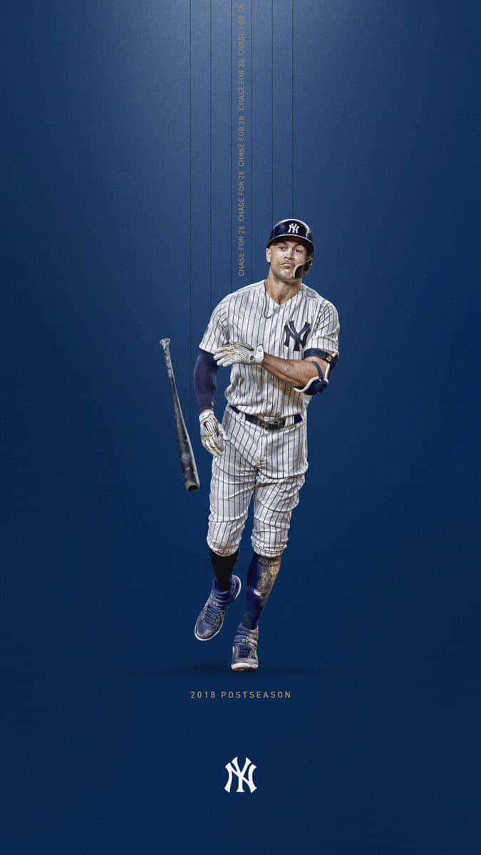 Keep Up With The New York Yankees On Your Mobile Device Background