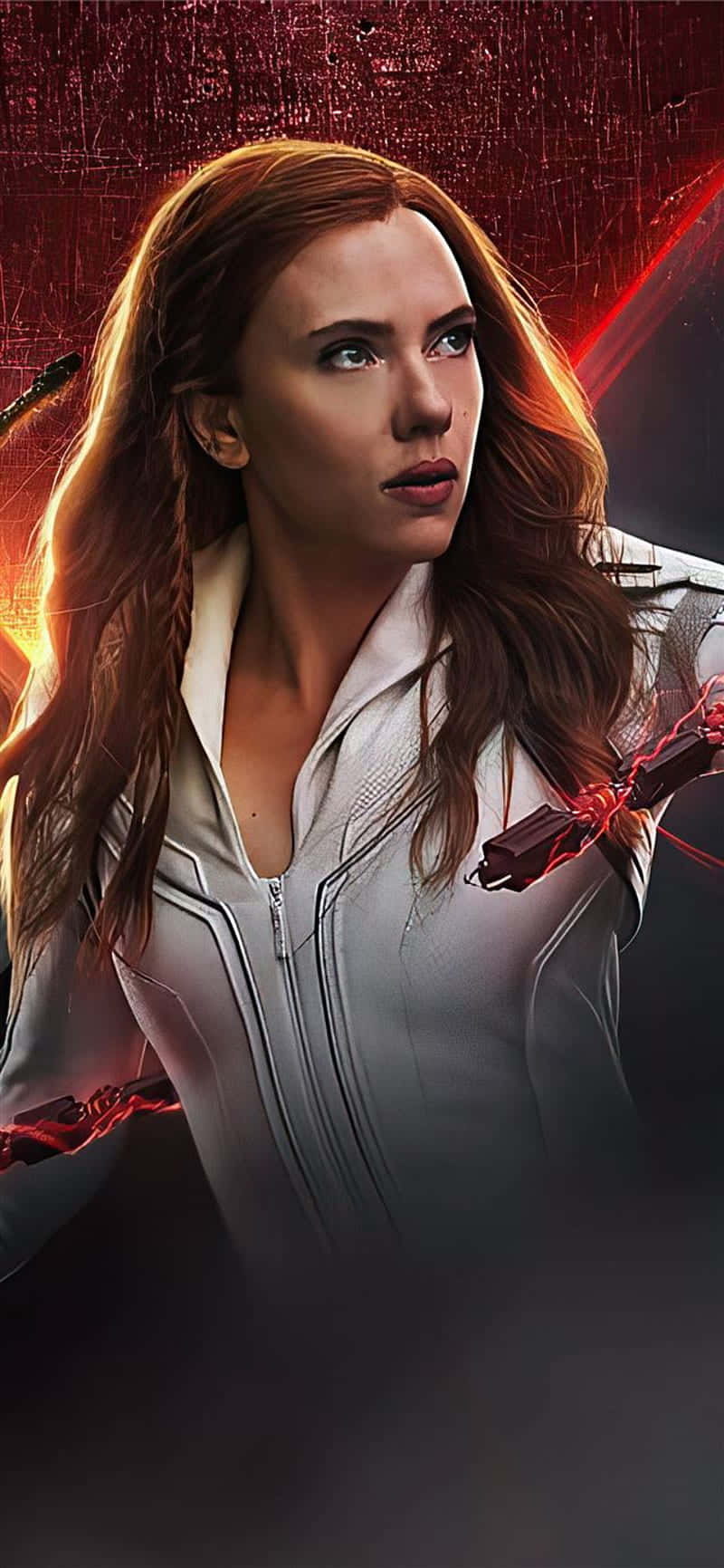 Keep Updated With The Latest Black Widow News On Your Iphone Background