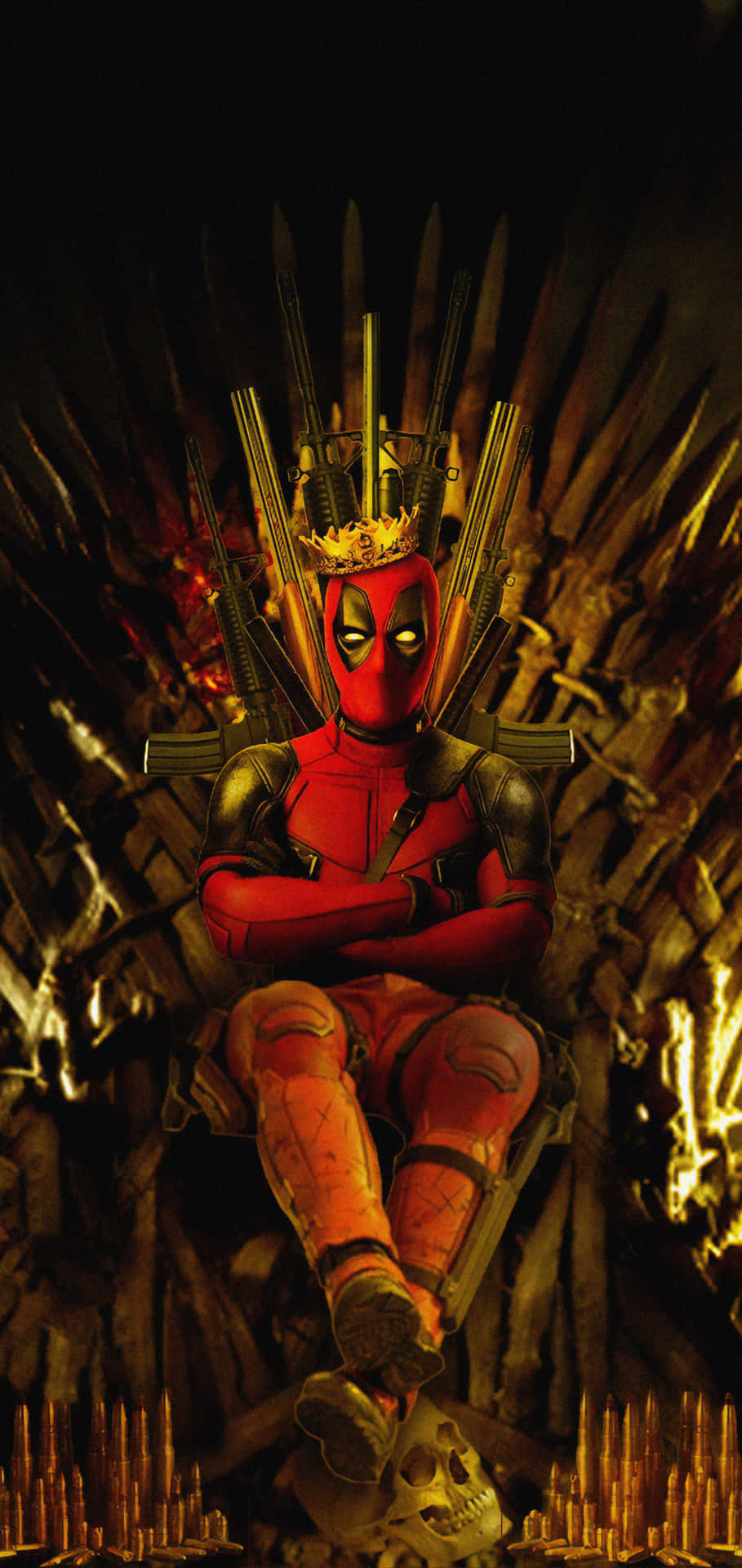 Keep Your Conversations Deadpool-style With This Deadpool Iphone Background