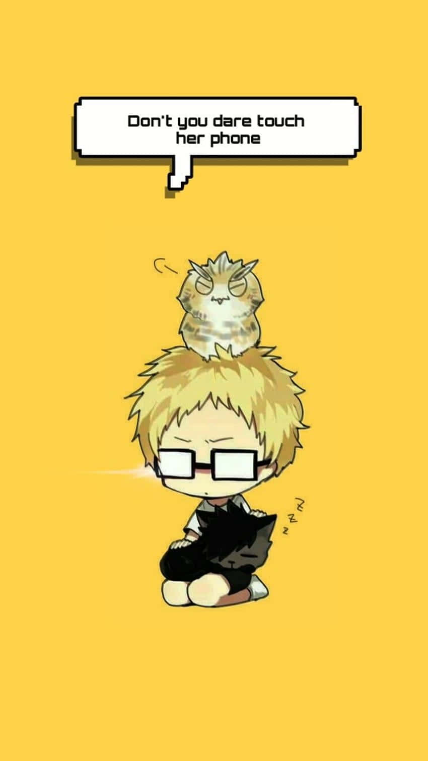 “keep Your Hands Off My Phone!” Background