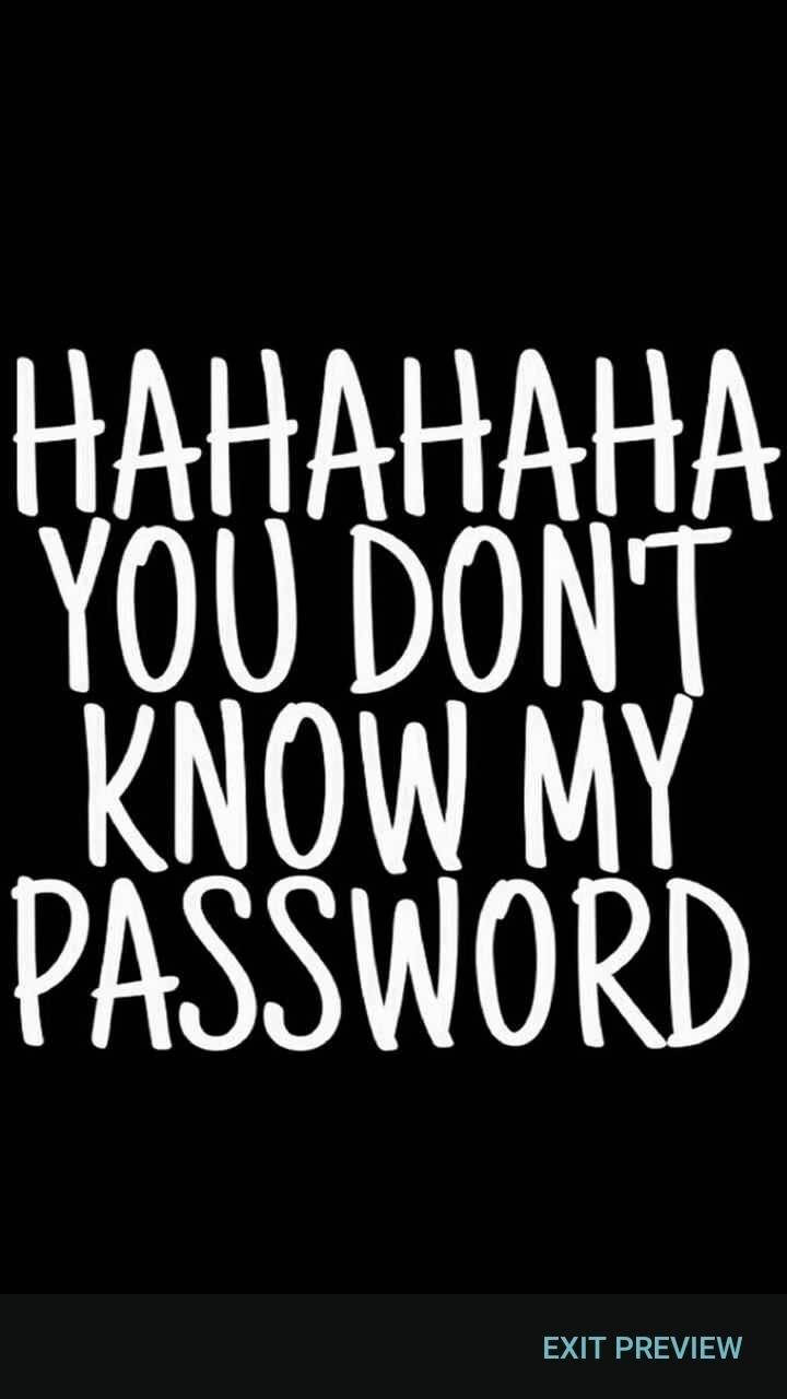 Keep Your Passwords A Secret! Background