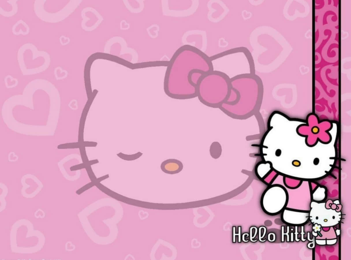 Keep Your Tech Looking Cute With This Hello Kitty Laptop! Background
