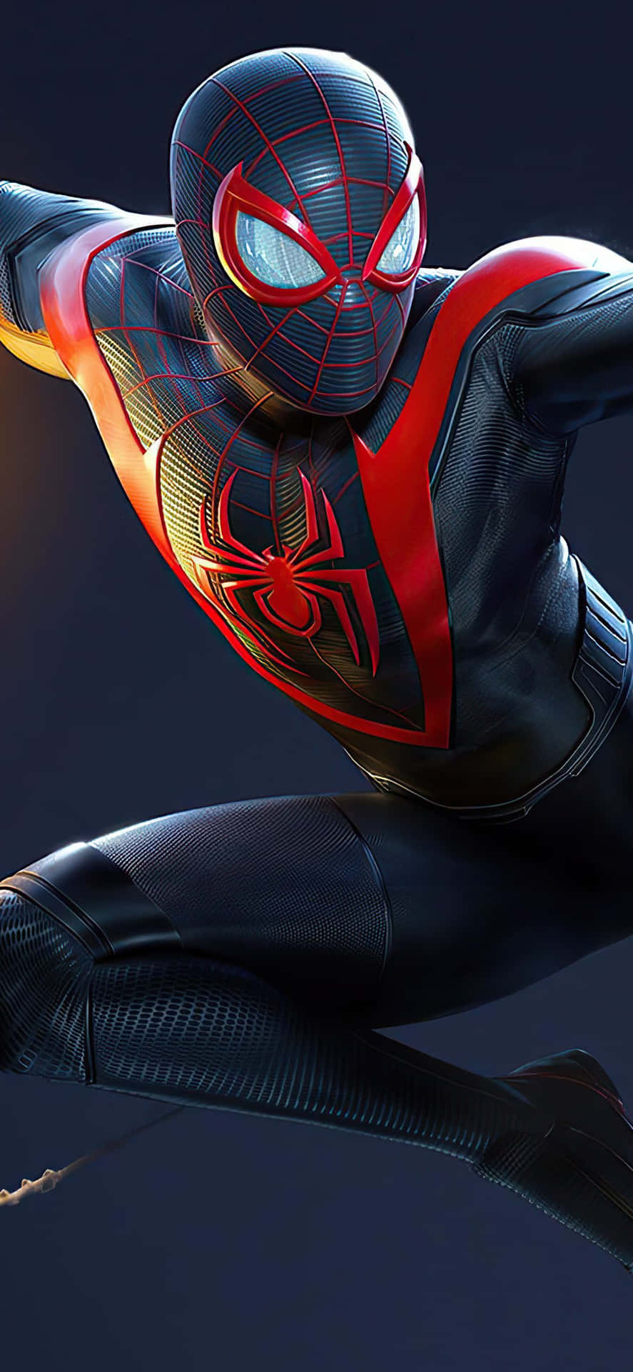Keep Your Touch On The Marvel-ous Miles Morales With This Awesome Iphone Wallpaper Background