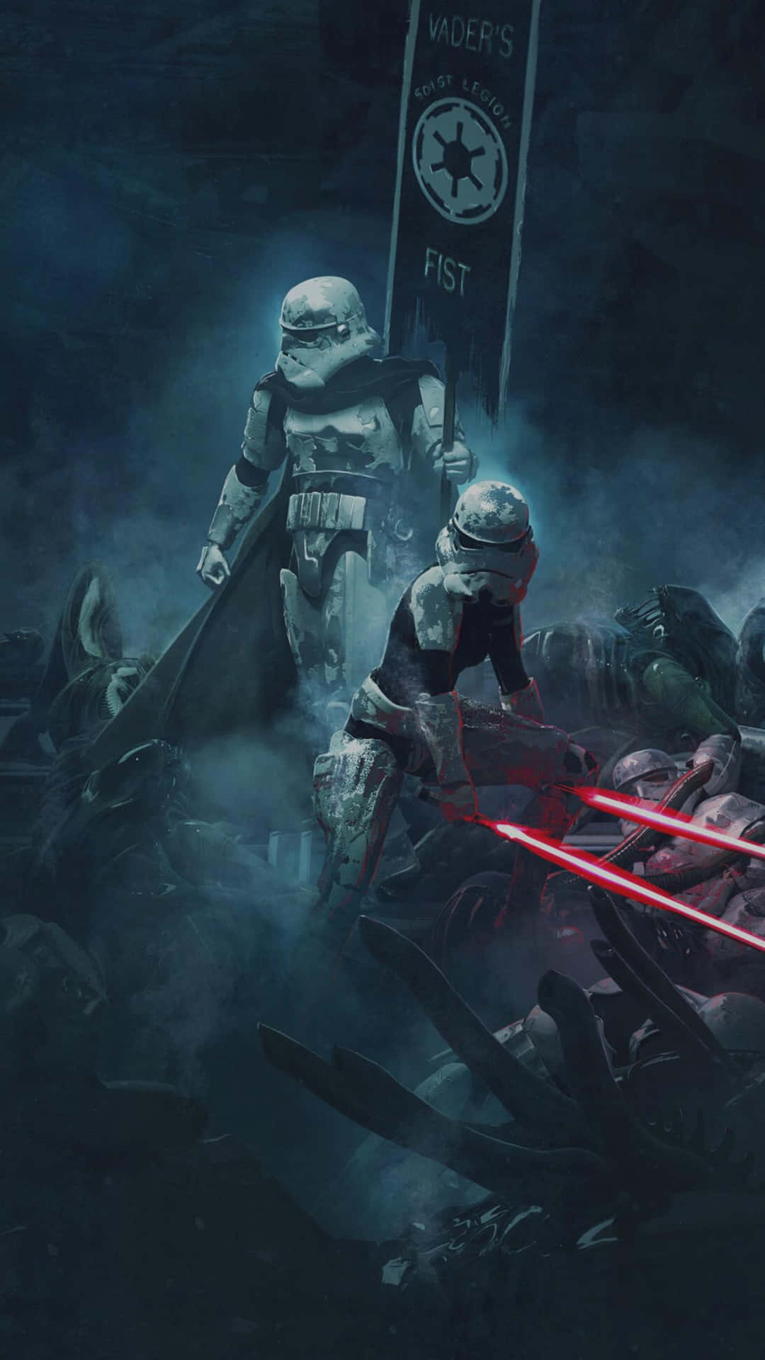 Keep Yourself Connected With The Force Using The Star Wars Phone. Background