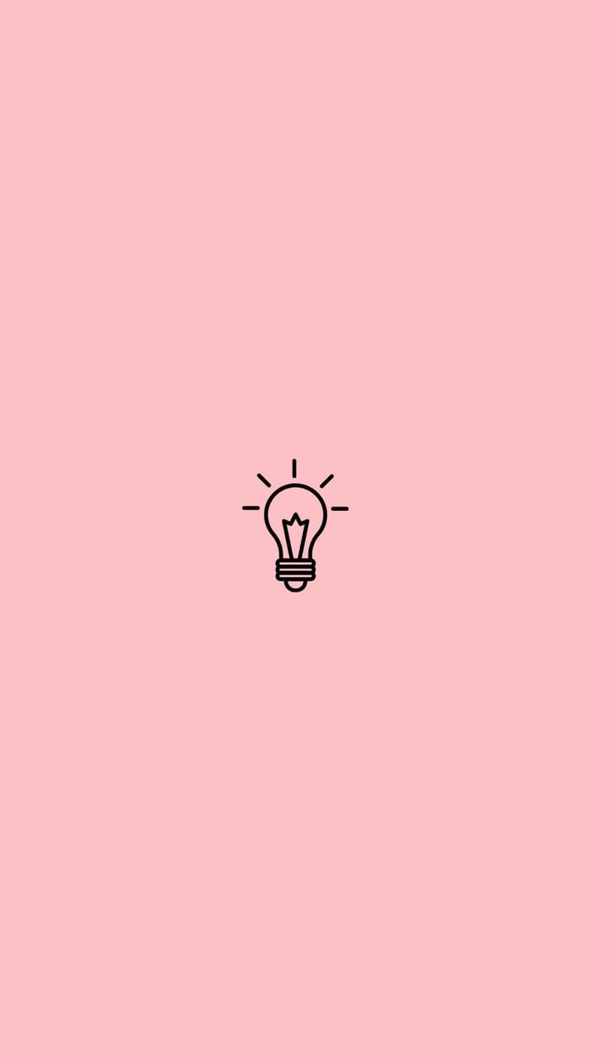 Keeping It Light: A Minimalist Pink Aesthetic Background