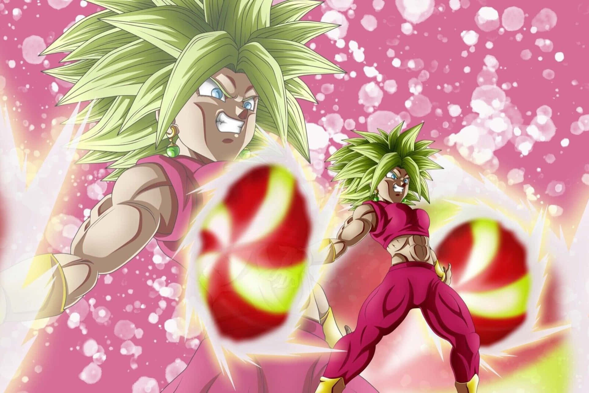 Kefla Power Unleashed Dragon Ball Super Background